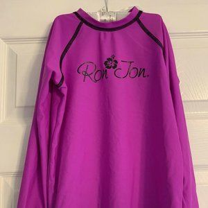 Ron Jon Surf Shop Girls Purple Rashguard - 8